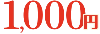 1,000円