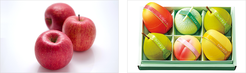 新宿高野の高級ふじりんご、アップルマンゴーを含む高級果実ピュアゼリー