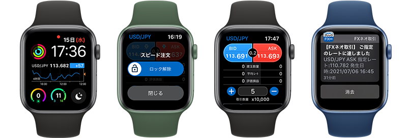 「GMOクリック FXneo」がApple Watchに対応